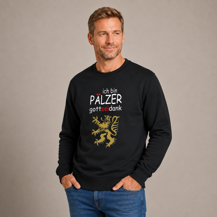Pälzer, Gott sei Dank gold - Sweater Unisex