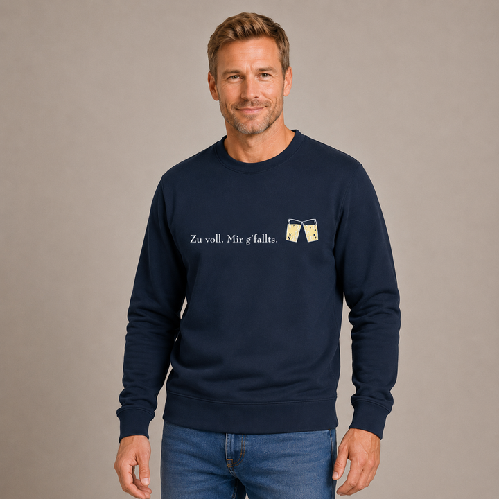 Zu voll - Sweater Unisex