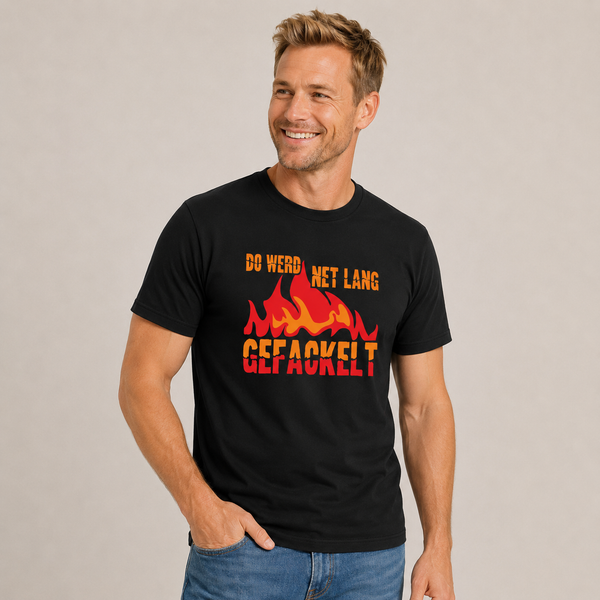Do werd net lang gefackelt - T-Shirt Unisex