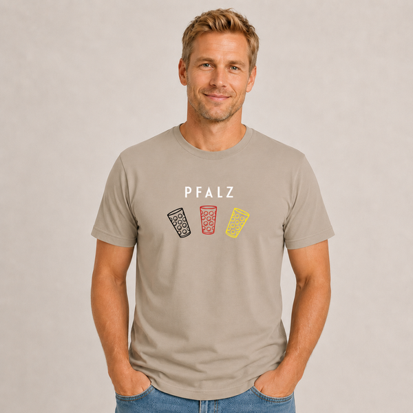 WM PFALZ Dubbeglas Cheers - T-Shirt Unisex