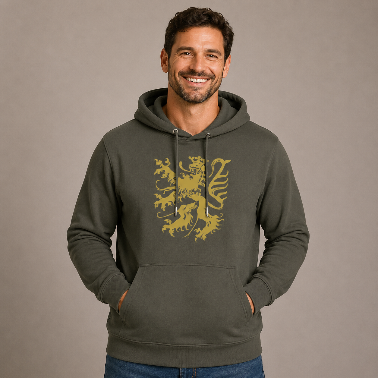 Pfälzer Löwe gold - Hoodie Unisex