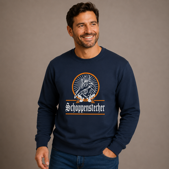 Schoppestecher (orange) - Sweater Unisex