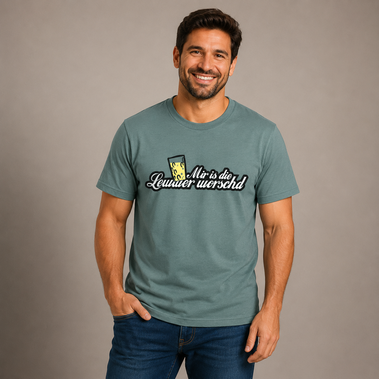 Lewwer worschd - T-Shirt Unisex