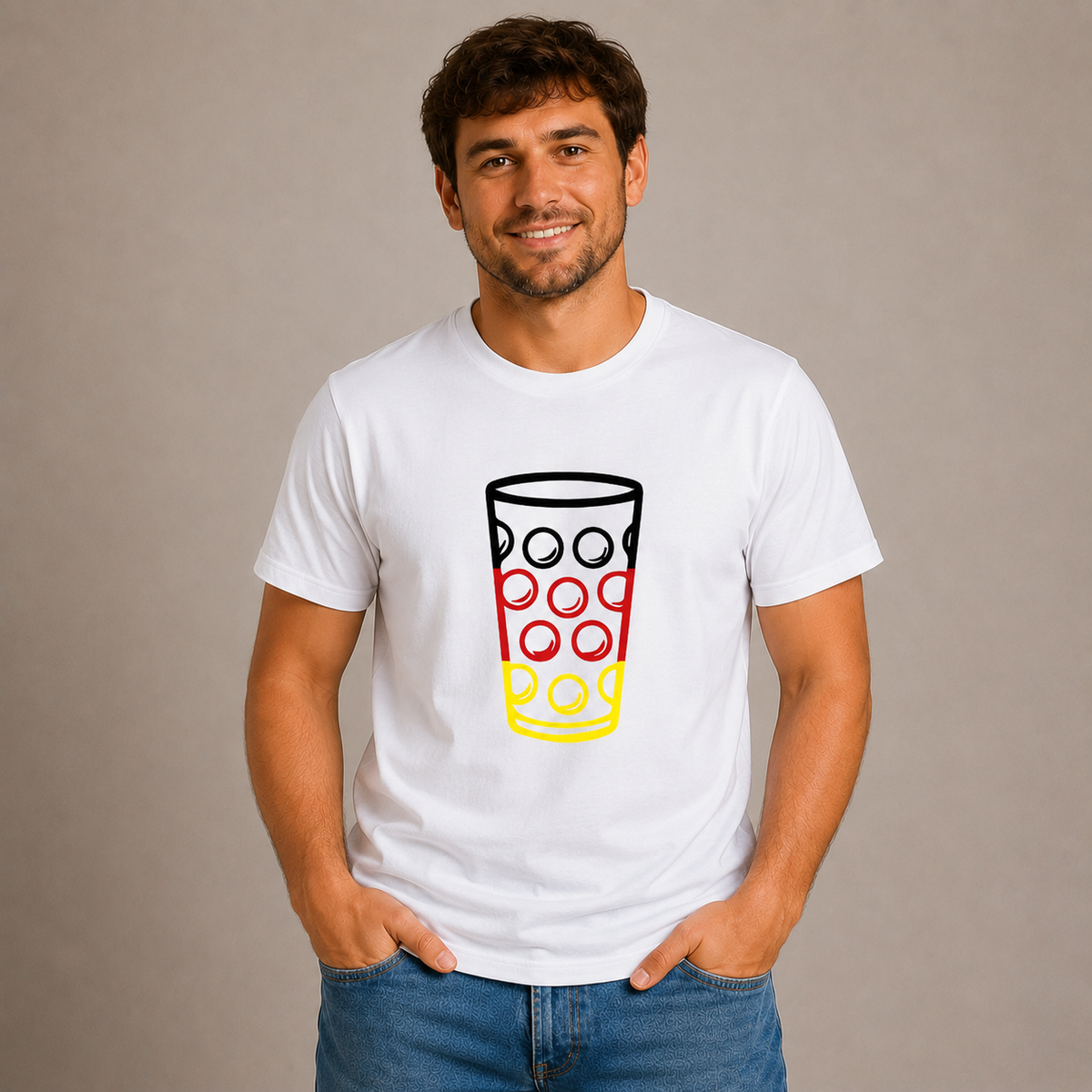 WM Dubbeglas - T-Shirt Unisex