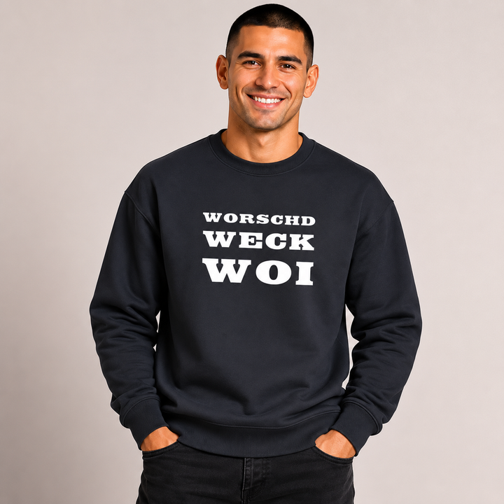 Worschd Weck Woi - Sweater Unisex