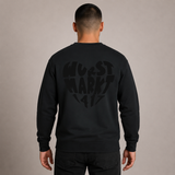 Wurstmarkt-Herz schwarz - Sweater Unisex