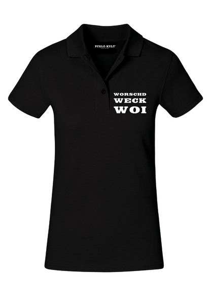 Worschd Weck Woi - Poloshirt Frauen