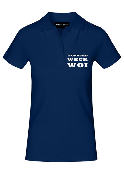 Worschd Weck Woi - Poloshirt Frauen