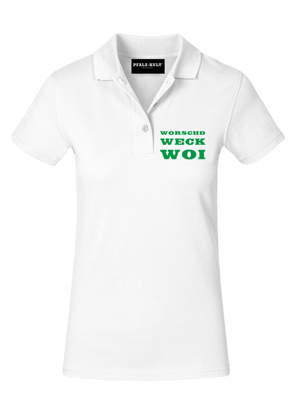 Worschd Weck Woi - Poloshirt Frauen