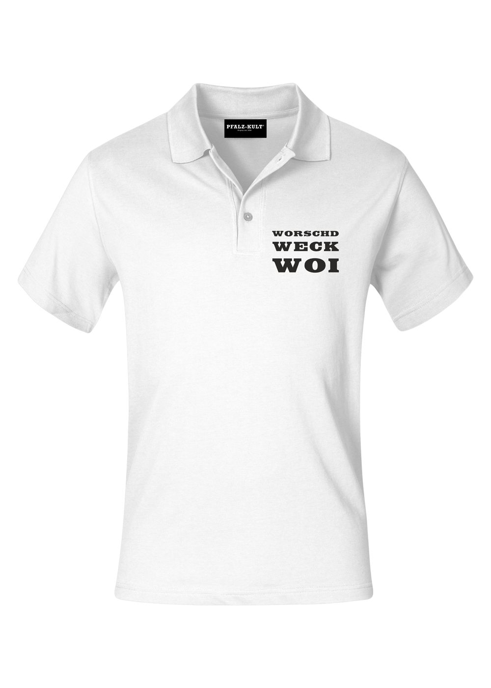 Worschd Weck Woi - Poloshirt Unisex
