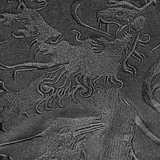 Pfälzer Löwe Hoodie - Detail der hochwertigen Stick-Verarbeitung in Schwarz 