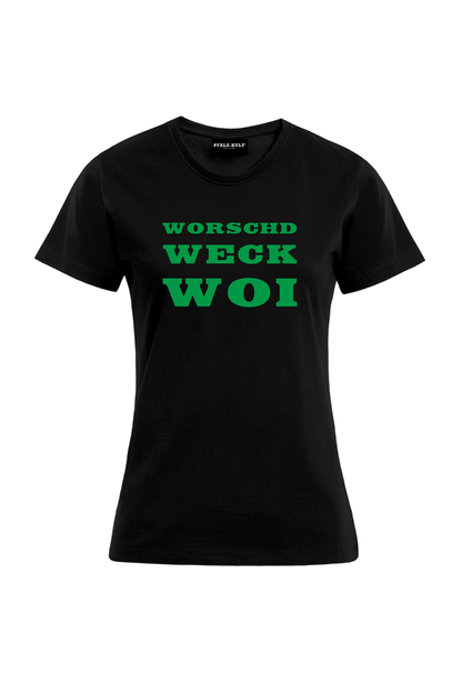 Worschd Weck Woi - Frauen T-Shirt