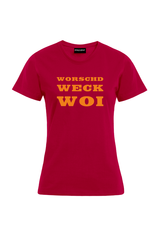 Worschd Weck Woi - Frauen T-Shirt