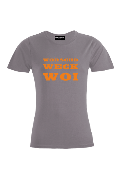 Worschd Weck Woi - Frauen T-Shirt