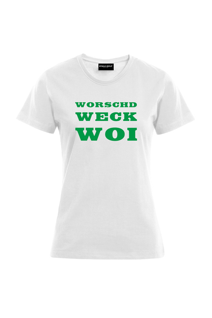 Worschd Weck Woi - Frauen T-Shirt