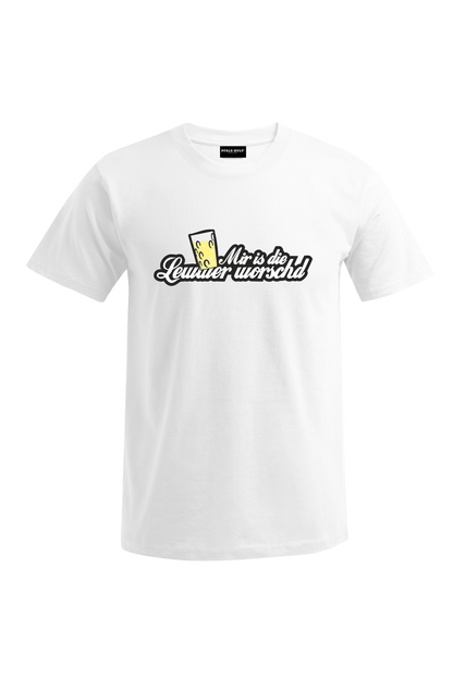 Lewwer worschd - Männer T-Shirt - Unisex