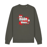 Ich mään jo blooss (rot) - Sweater Unisex