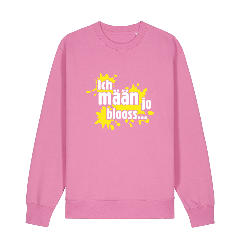 Ich mään jo blooss (gelb) - Sweater Unisex