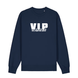 Sweater in navy mit weißem Aufdruck "VIP – Very important Pälzer". 
