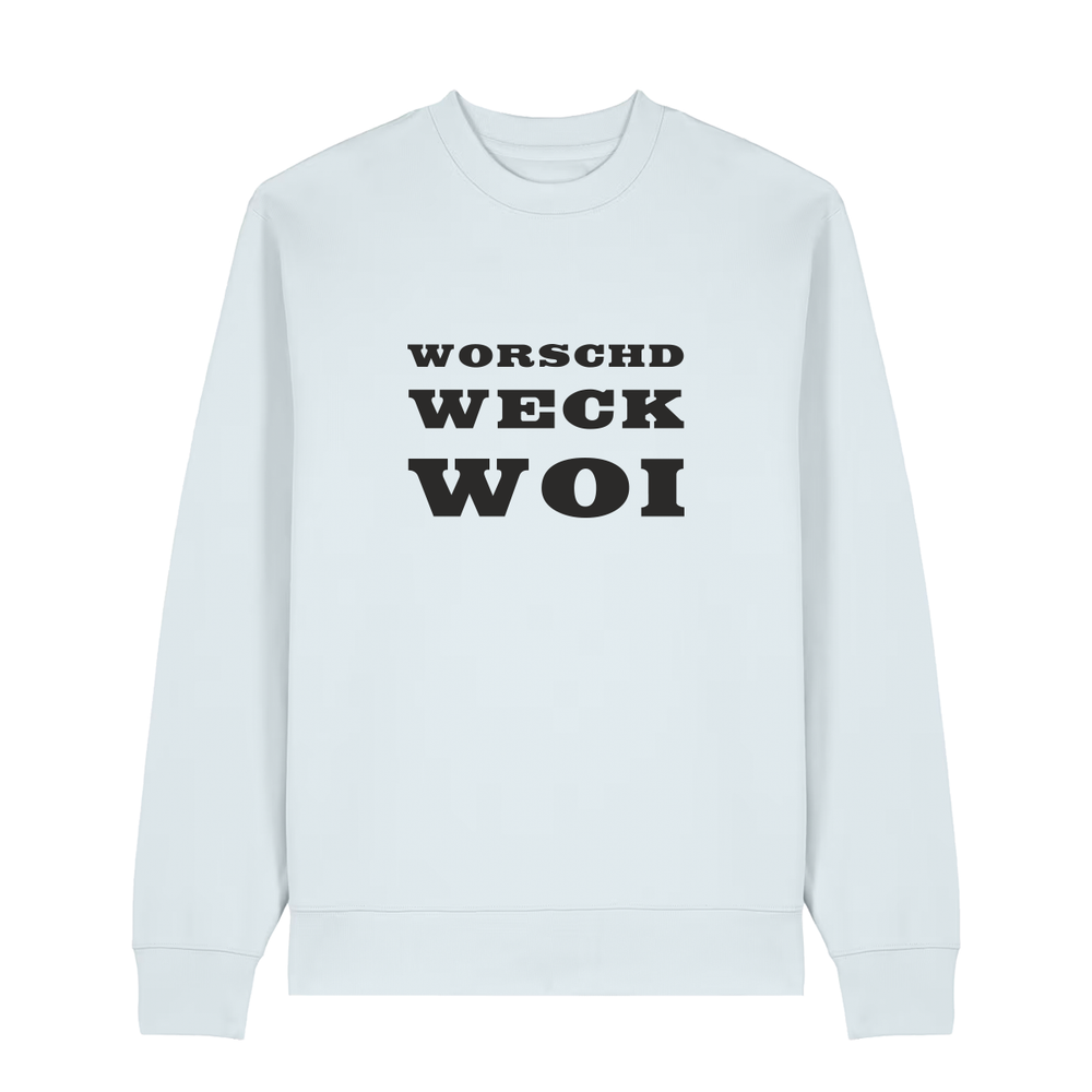 Worschd Weck Woi - Sweater Unisex