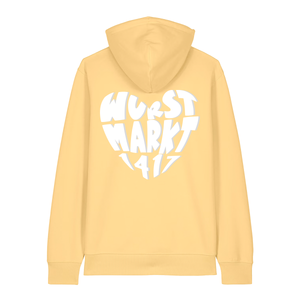 Wurstmarkt-Herz weiß - Hoodie Unisex