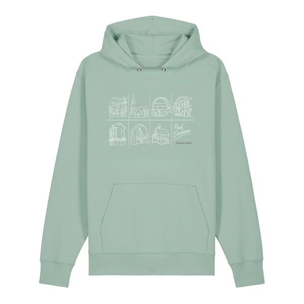DÜW Hoodie Druck Weiss - Unisex