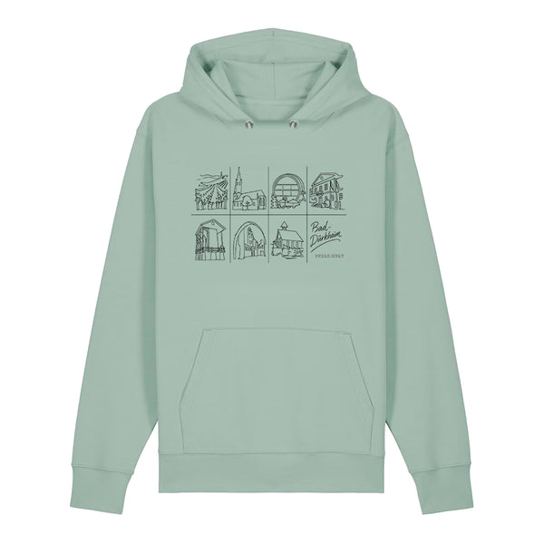 DÜW Hoodie Druck Schwarz - Unisex