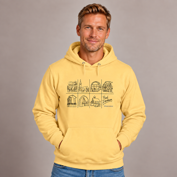 DÜW Hoodie Druck Schwarz - Unisex