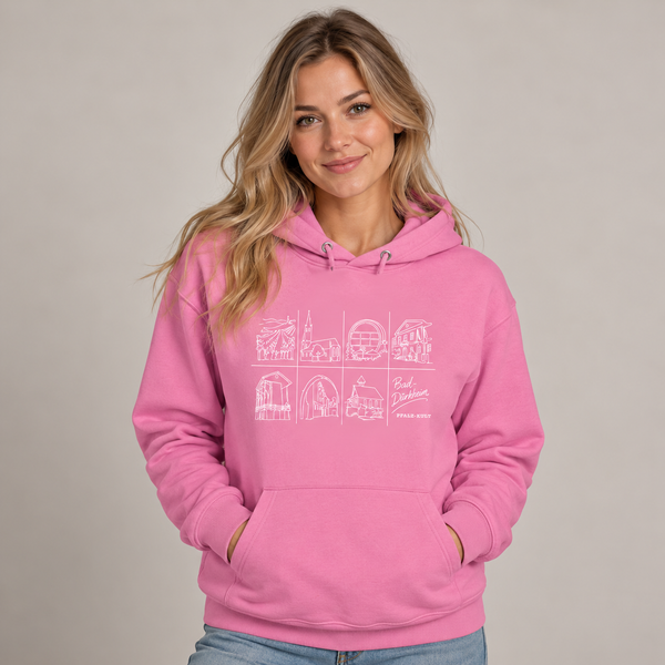 DÜW Hoodie Druck Weiss - Unisex