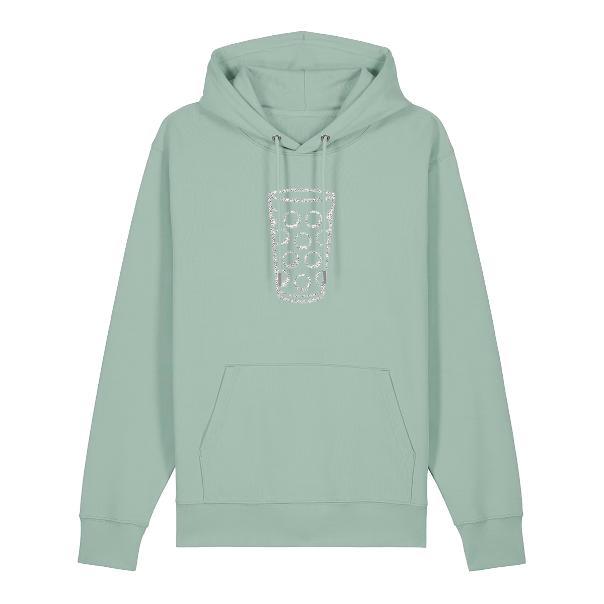 Glitzerdubbe silber - Hoodie Unisex