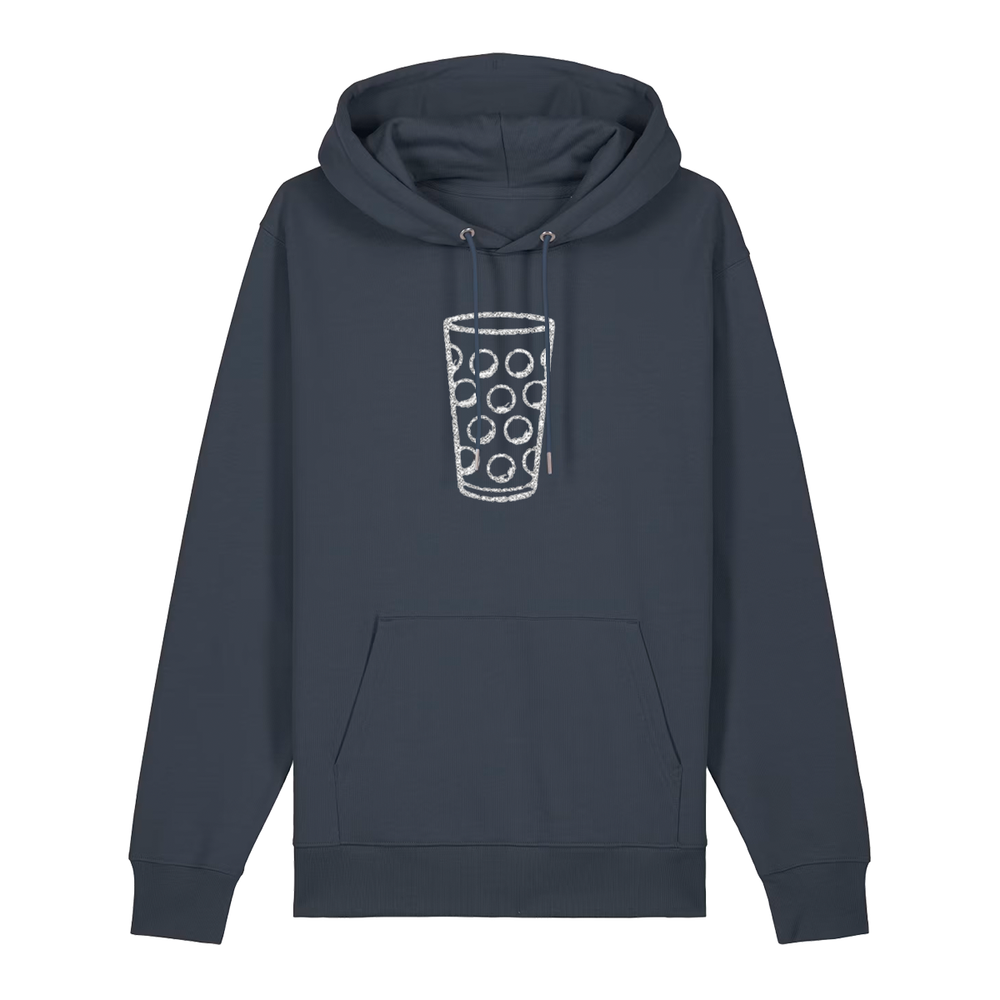 Glitzerdubbe silber - Hoodie Unisex