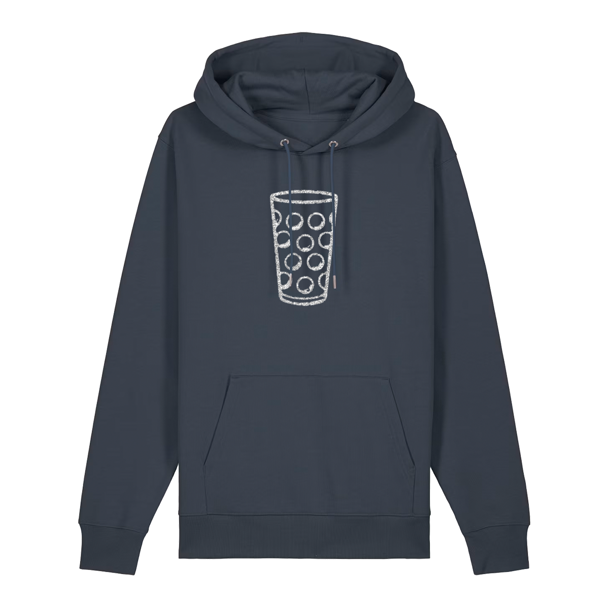 Glitzerdubbe silber - Hoodie Unisex