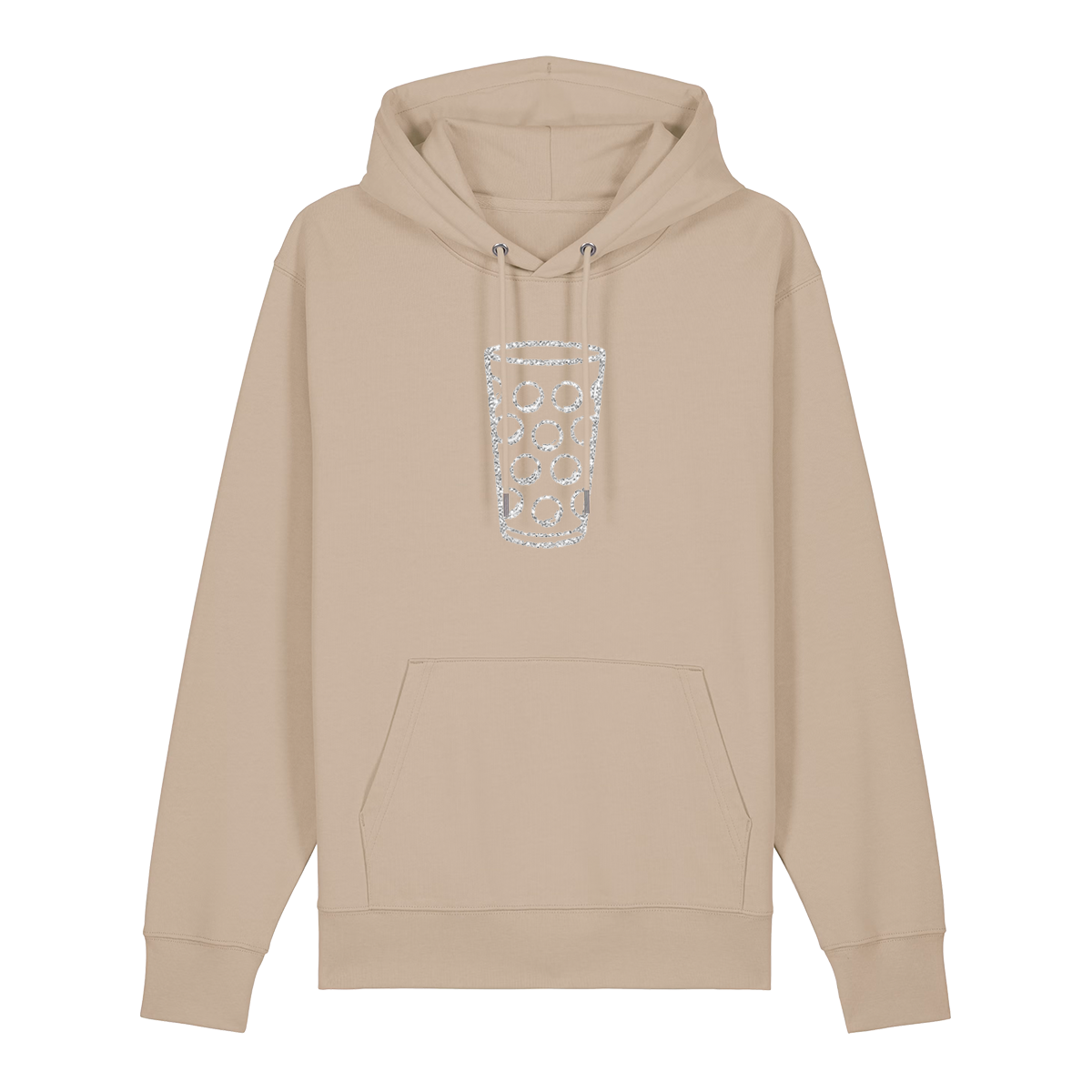 Glitzerdubbe silber - Hoodie Unisex
