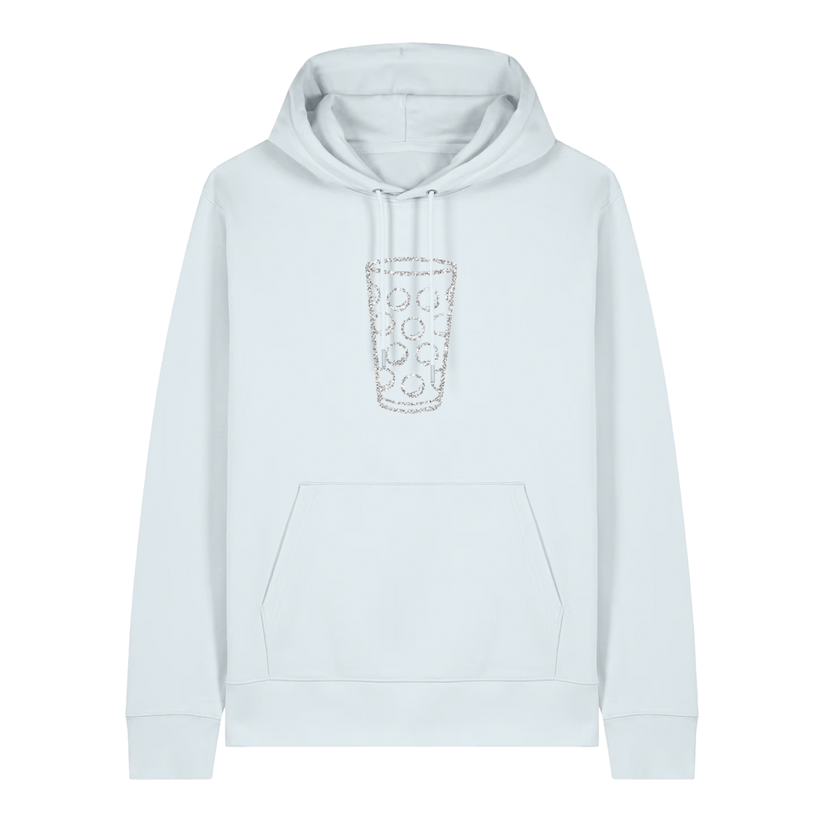 Glitzerdubbe silber - Hoodie Unisex