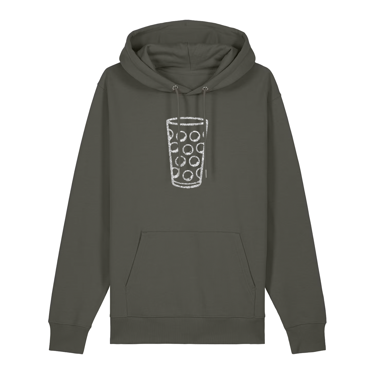 Glitzerdubbe silber - Hoodie Unisex