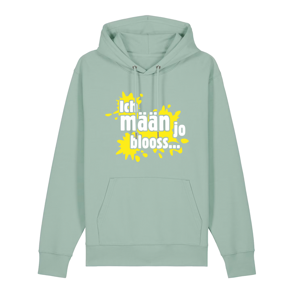 Ich mäan jo blooss (gelb) - Hoodie Unisex