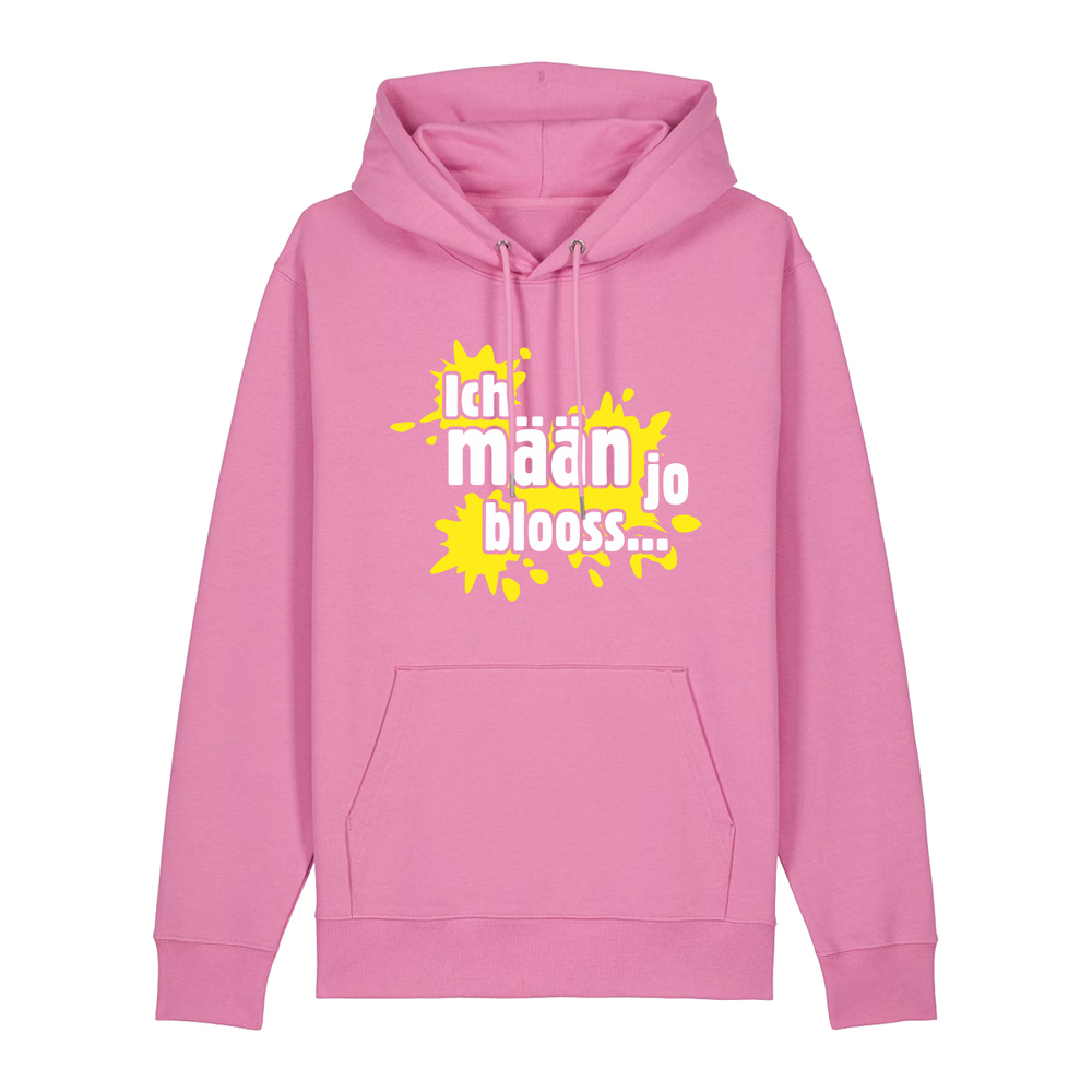 Ich mäan jo blooss (gelb) - Hoodie Unisex
