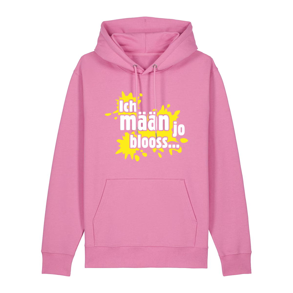 Ich mäan jo blooss (gelb) - Hoodie Unisex