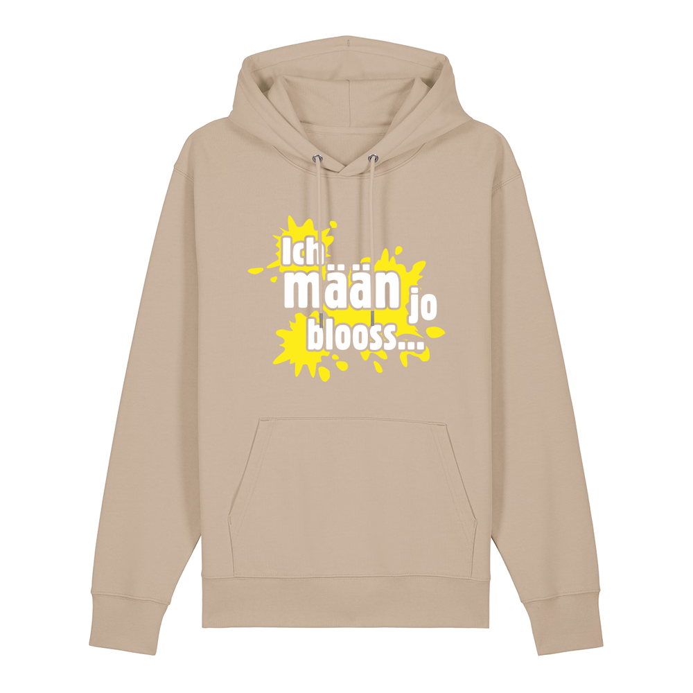 Ich mäan jo blooss (gelb) - Hoodie Unisex