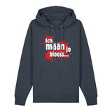 Ich mäan jo blooss (rot) - Hoodie Unisex