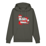 Ich mäan jo blooss (rot) - Hoodie Unisex