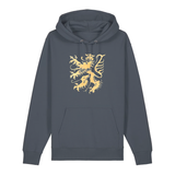 Pfälzer Löwe Hoodie Stick Unisex dunkelgrau - Gesamtansicht
