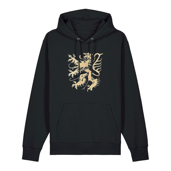 Pfälzer Löwe - Hoodie Stick Unisex schwarz / gold
