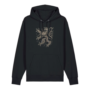 Pfälzer Löwe - Hoodie Stick Unisex schwarz / silber