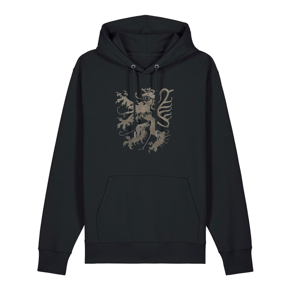 Pfälzer Löwe - Hoodie Stick Unisex schwarz / silber