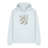 Pfälzer Löwe Hoodie Stick Unisex eisblau - Gesamtansicht