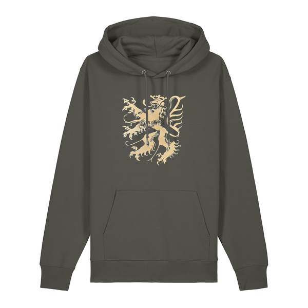 Pfälzer Löwe - Hoodie Stick Unisex khaki / gold