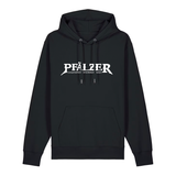 Hoodie in schwarz mit weißem Aufdruck "Pfälzer Legenden sterben nie!". 