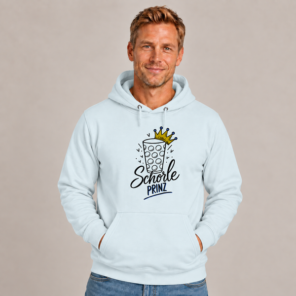 Schorleprinz Hoodie Druck Schwarz - Unisex
