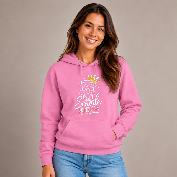 Schorleprinzessin Druck Weiss - Hoodie Unisex